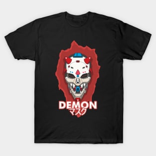 Demon Mask Blood T-Shirt